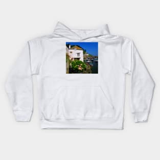 Old Watch House & Polperro Harbour Kids Hoodie